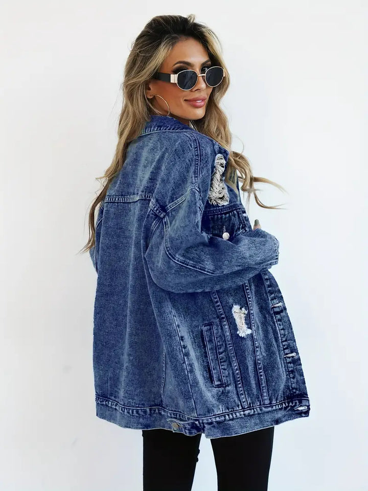 Maxine - Oversized Denim Jacket for Women