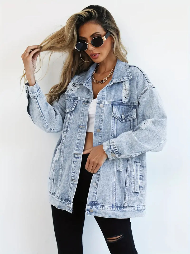 Maxine - Oversized Denim Jacket for Women