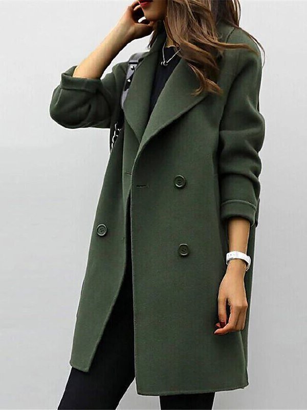 Quinn - Double-Breasted Long Coat